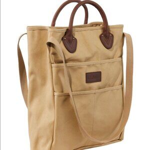 LL Bean Stonington Daily Carry Tote Dark Khaki